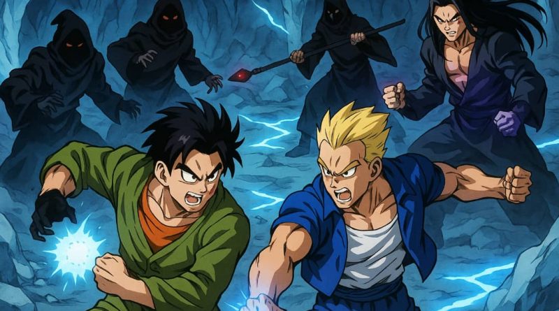 The battle begin between the dark energy and blue energy in the part 4 of the light of the power